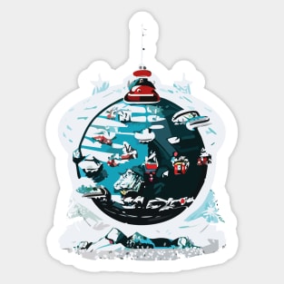 Christmas ball Sticker